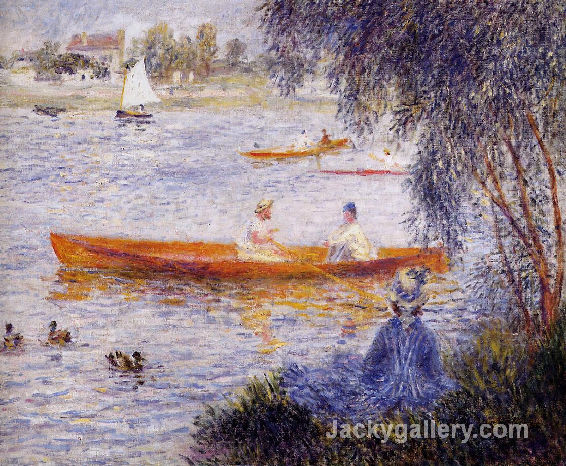 Boating at Argenteuil by Renoir by Pierre Auguste Renoir paintings reproduction